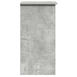 Desk with Shelves Concrete Grey 84x40x78 cm Engineered Wood 860448