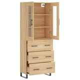 Highboard Sonoma Oak 69.5x34x180 cm Engineered Wood 3198428