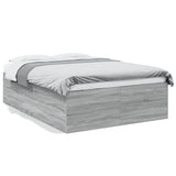 Bed Frame without Mattress Grey Sonoma 120x200 cm 3280935