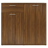 Sideboard Brown Oak 80x36x75 cm Engineered Wood 815491