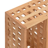 Wall Shelf 49x15x49 cm Solid Wood Walnut 350369