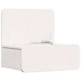 Bedside Table 2 pcs White 44 x 32.5 x 40 cm Solid pine wood 873490