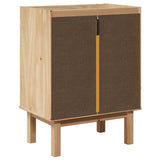Bathroom Sink Cabinet OTTA 59x40x80 cm Solid Wood Pine 4013460