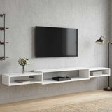Wall-mounted TV Cabinet Wall-Mounted White 220 x 28 x 21 cm 8006013