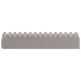 Lawn Edgings 30 pcs Rusty 103 x 0.05 x 22 cm Weathering Steel 874764