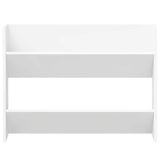 Wall Shoe Cabinet 2 pcs White 80x18x60 cm Engineered Wood 806742
