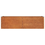 ZNTS Garden Raised Bed Rusty 160x40x45 cm Corten Steel 151952