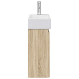 Bathroom Vanity Unit with Tap Sonoma Oak 45.5 x 22.5 x 84 cm 889453