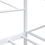Day Bed without Mattress White 75x190 cm Steel 4104679