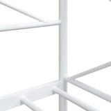 Day Bed without Mattress White 75x190 cm Steel 4104679