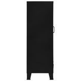Office Cabinet with Mesh Doors Industrial 75x40x120 cm Steel 145355