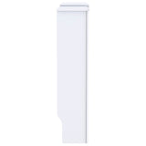 Engineered Wood Radiator Cover White 205 cm 325547