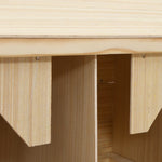 ZNTS Chicken Laying Nest 4 Compartments 106x40x59 cm Solid Pine Wood 170657