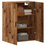 Wall Mounted Cabinet Old Wood 69.5x34x90 cm 857292