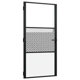 Glass Door Fretwork Black 102.5 x 3.5 x 201.5 cm Aluminium 42012452
