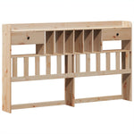 ZNTS Bookcase Bed without Mattress 180x200 cm Super King Solid Wood Pine 3323134