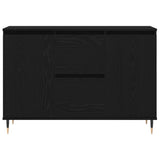 Sideboard Black Oak 101.5 x 35 x 70 cm Engineered Wood 862147
