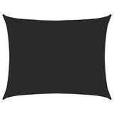 311744 Sunshade Sail 160 g/m Black 6x7 m HDPE