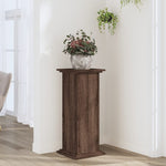ZNTS Plant Stand Brown Oak 33x33x80 cm Engineered Wood 852975