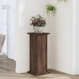 ZNTS Plant Stand Brown Oak 33x33x80 cm Engineered Wood 852975