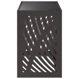 Air Conditioner Cover Black 90 x 40 x 60 cm Steel 8014094