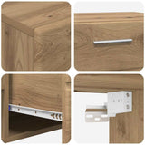 TV Cabinet Set FLORIN 3 pcs Artisan Oak Engineered Wood 3398003