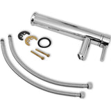 Bathroom Basin with Mixer Tap Ceramic Oval White 275496