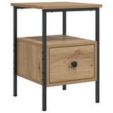Bedside Cabinets 2 pcs Artisan Oak 34x36x50 cm Engineered Wood 857265