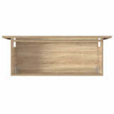 Bathroom Cabinet with Mirror Sonoma Oak Engineered Wood 833886