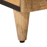 Coffee Table Natural 80 x 50 x 40 cm Solid Mango Wood 4018265