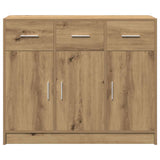Sideboard Artisan Oak 91x28x75 cm Engineered Wood 855895