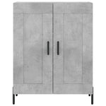 Highboard Concrete Grey 69.5x34x180 cm Engineered Wood 3199693