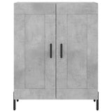 Highboard Concrete Grey 69.5x34x180 cm Engineered Wood 3199693