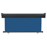 ZNTS Balcony Side Awning 165x250 cm Blue 48432