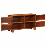 Shoe Cabinet with Door Brown 90 x 35 x 55 cm Solid Acacia Wood 4016513