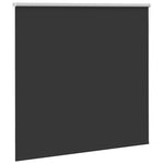 ZNTS Roller Blind Blackout Black 145x150 cm Fabric Width 141.6 cm Polyester 4010877