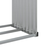 Log Holder Anthracite 120x45x100 cm Galvanised Steel 364563