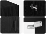 Wall-Mounted Cabinet 2 pcs Black Oak 69.5 x 34 x 90 cm 3394532