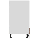 Oven Cabinet Lyon Brown Oak 60x46x81.5 cm Engineered Wood 825836
