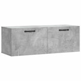Wall Cabinet Concrete Grey 100x36.5x35 cm Engineered Wood 830128