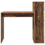 Desk with Shelf Old Wood 108 x 55 x 103.5 cm Engineered Wood 869464
