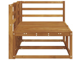 Outdoor Middle and Corner Sofa 2 Piece Natural 900468