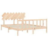 Bed Frame without Mattress 160x200 cm Solid Wood Pine 3193476