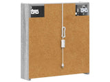Bathroom Mirror Cabinet Grey Sonoma 43 x 11.5 x 60.5 cm 889228