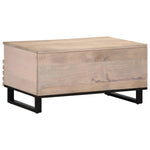 Coffee Table 80x55x40 cm Solid Wood Mango 377503