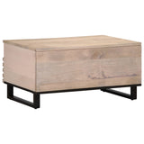 Coffee Table 80x55x40 cm Solid Wood Mango 377503
