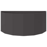Planter Black 90 x 45 x 35 cm Steel 883689