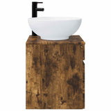 Wall-mounted Sink Vanity Smoked Oak 49 x 44.5 x 66.5 cm 890607