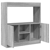 Highboard Grey Sonoma 92x33x100 cm Engineered Wood 855129