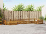 Outdoor Sofa Set 7 pcs Natural 3373824